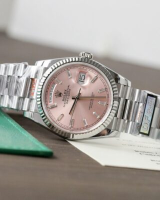 Superclone Rolex Day-Date Pink Diamond Dial 128236-0024 36 mm - Image 4