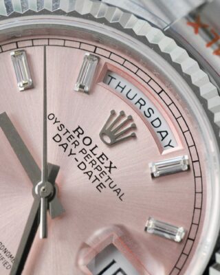Superclone Rolex Day-Date Pink Diamond Dial 128236-0024 36 mm - Image 6