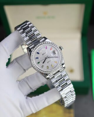 Superclone Rolex Day-Date Diamond-Paved Dial 128349rbr-0006 36 mm - Image 3