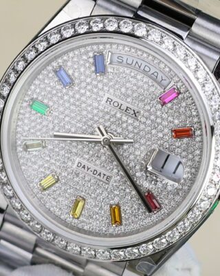 Superclone Rolex Day-Date Diamond-Paved Dial 128349rbr-0006 36 mm - Image 5