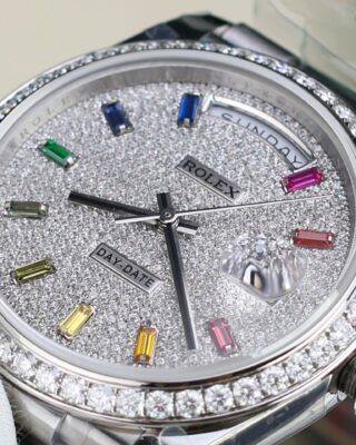 Superclone Rolex Day-Date Diamond-Paved Dial 128349rbr-0006 36 mm - Image 6