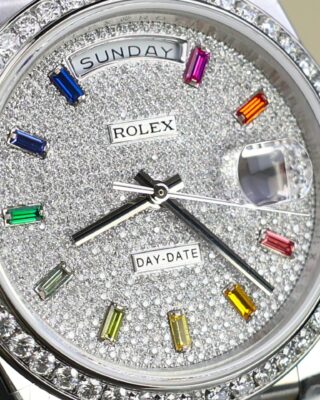 Superclone Rolex Day-Date Diamond-Paved Dial 128349rbr-0006 36 mm - Image 7