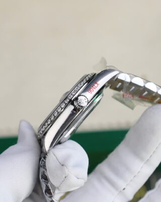Superclone Rolex Day-Date Diamond-Paved Dial 128349rbr-0006 36 mm - Image 10