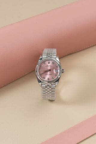 Alternative view of Rolex Datejust Pink Diamond Dial 278274-0032 31 mm