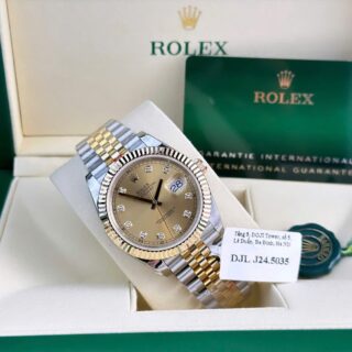 Rolex Datejust Champagne Diamond Dial 126333-0012 41 mm - Image 3