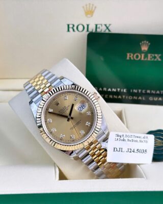 Rolex Datejust Champagne Diamond Dial 126333-0012 41 mm - Image 3