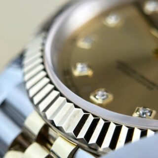 Rolex Datejust Champagne Diamond Dial 126333-0012 41 mm - Image 7