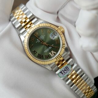 Rolex Datejust Olive Green Roman Diamond Dial 126233-0025 36 mm - Image 3
