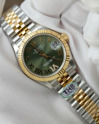 Rolex Datejust Olive Green Roman Diamond Dial 126233-0025 36 mm - Image 3
