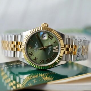 Rolex Datejust Olive Green Roman Diamond Dial 126233-0025 36 mm - Image 4