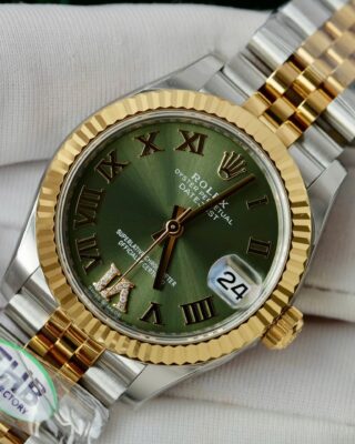 Rolex Datejust Olive Green Roman Diamond Dial 126233-0025 36 mm - Image 5
