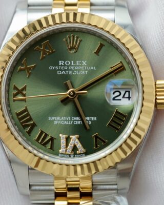 Rolex Datejust Olive Green Roman Diamond Dial 126233-0025 36 mm - Image 6