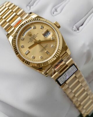 Superclone Rolex Day-Date Champagne Diamond Dial 128238-0008 36 mm - Image 3
