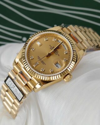Superclone Rolex Day-Date Champagne Diamond Dial 128238-0008 36 mm - Image 4