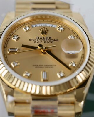 Superclone Rolex Day-Date Champagne Diamond Dial 128238-0008 36 mm - Image 5