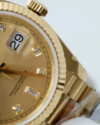 Superclone Rolex Day-Date Champagne Diamond Dial 128238-0008 36 mm - Image 7