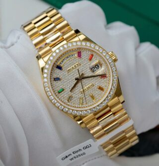 Superclone Rolex Day-Date Diamond-Paved Dial 128348rbr-0030 36 mm - Image 4