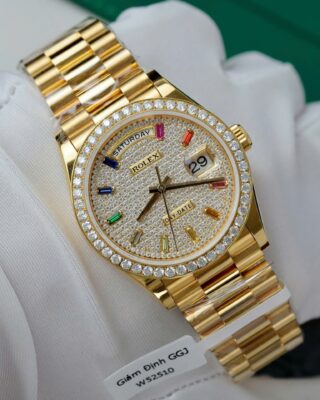 Superclone Rolex Day-Date Diamond-Paved Dial 128348rbr-0030 36 mm - Image 4