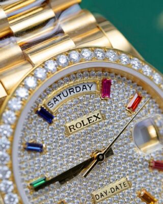 Superclone Rolex Day-Date Diamond-Paved Dial 128348rbr-0030 36 mm - Image 6