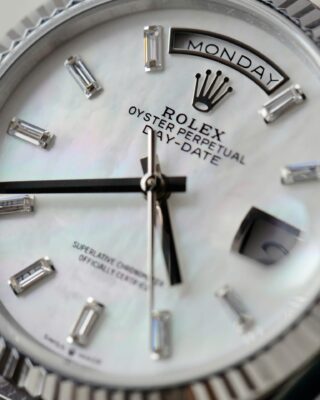 Superclone Rolex Day-Date White Mother-of-Pearl Diamond Dial 128236-0021 36 mm - Image 5