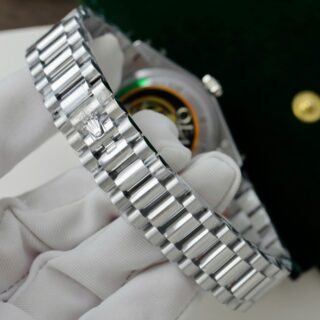 Superclone Rolex Day-Date White Mother-of-Pearl Diamond Dial 128236-0021 36 mm - Image 10