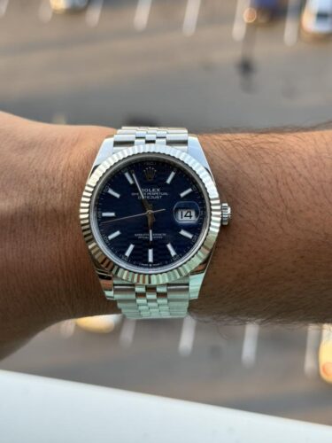 Rolex Datejust Blue Dial 126334 Jubilee 41 mm photo review