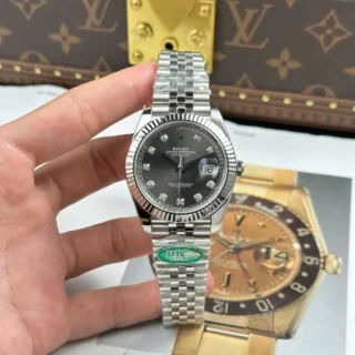 Datejust Slate Dial Fluted Bezel Jubilee Bracelet