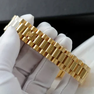 Day Date Green Dial Diamond Bezel Presidential Bracelet