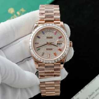 Day Date Diamond Dial Diamond Bezel Presidential Bracelet