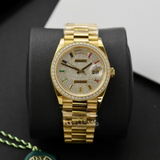 Day Date Diamond Dial Diamond Bezel Presidential Bracelet