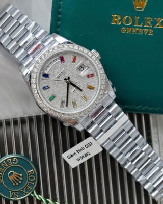 Day Date Diamond Dial Diamond Bezel Presidential Bracelet
