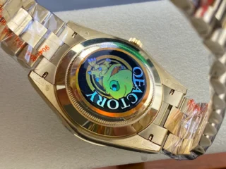 Day-Date Green Ombre Dial Diamond Bezel Presidential Dial