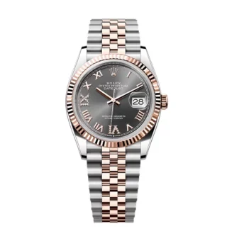 Rolex Datejust Slate Roman Diamond Dial 126231-0023 36 mm