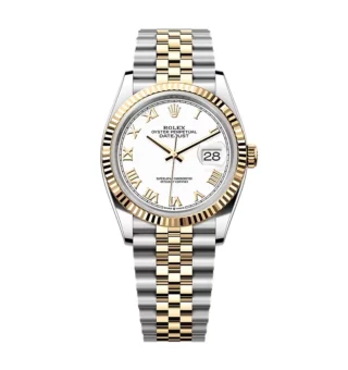 Rolex Datejust White Roman Dial 126233-0029 36 mm