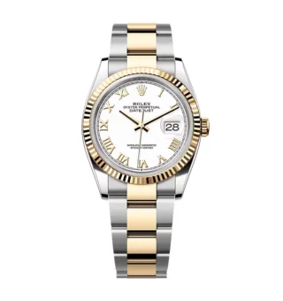 Rolex Datejust White Roman Dial 126233-0030 36 mm