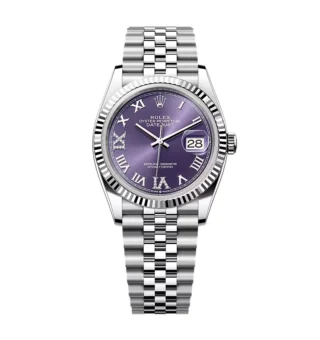 Rolex Datejust Aubergine Dial 126234-0021 36 mm