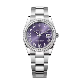 Rolex Datejust Aubergine Roman Diamond Dial 126284RBR-0014 36 mm