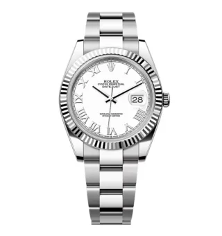 Rolex Datejust White Roman Dial 126334-0023 41 mm