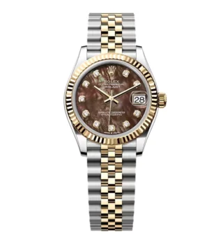 Rolex Datejust Black Mother of Pearl Diamond Dial 278273-0024 31 mm