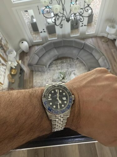 Replica Rolex GMT-Master II Black Dial 126710BLNR "Batgirl" photo review
