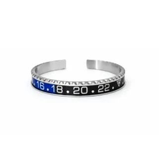 Batman Black-Blue GMT Titanium Steel Bracelet