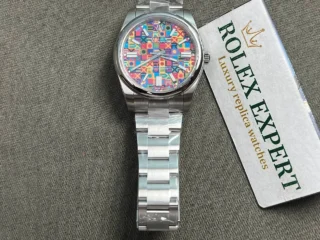 Alternative view of Rolex Oyster Perpetual Jubilee Motif (2026)