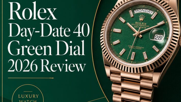 Day-Date 40 ref 228235JG-0003 Jubilee Gold with green aventurine dial and diamond hour markers