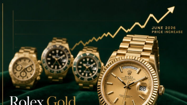 Rolex gold models price increase June 2026 - Day-Date 40 yellow gold ref 228238