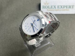 Alternative view of Superclone Rolex Milgauss White Dial 116400 Colette x MAD Paris