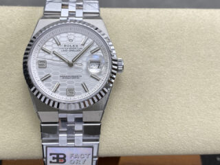 Superclone Rolex Land-Dweller White Honeycomb-Motif Dial 36mm - Image 7