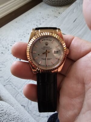 Replica Rolex Day-Date Silver Dial 118135 36 mm photo review