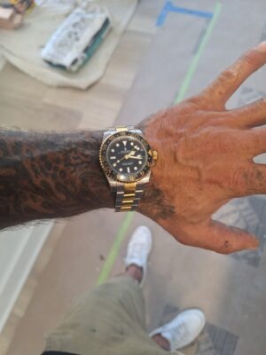 Replica Rolex GMT-Master II Black Dial 116713 photo review