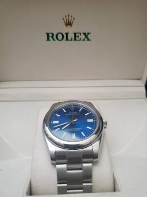 Replica Rolex Oyster Perpetual Blue Dial 124300 41 mm photo review