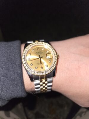 Replica Rolex Datejust Champagne Dial 116243 36 mm photo review